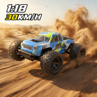 Coche RC MJX 18208 Escala 1/18, 4WD, Alta Velocidad 30km/h, Control Remoto de 4 Canales, Vehículo Todoterreno, GPS, Listo para Usar, Cargador, Alcance de 80-100m