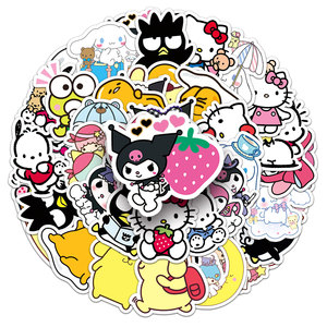 Hot-Bán 51Pcs Chết Cắt PVC Vinyl Dán Cá Nhân Dễ Thương Phim Hoạt Hình Cho <span class=keywords><strong>Hello</strong></span> <span class=keywords><strong>Kitty</strong></span> Giai Điệu của Tôi Hợp Thời Trang Phổ Biến Trong Người - Product Image 1