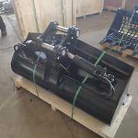 Vente en gros d'usine : Godet de nivellement hydraulique inclinable pour excavatrice 45 °   Inclinaison pour pelle hydraulique de 5 à 20 tonnes