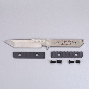 มีดสแตนเลส OEM พร้อมปลอก Kydex ด้ามจับ G10 อเนกประสงค์ พกพาสะดวก ปรับได้ พร้อมคลิปหนีบเข็มขัด สำหรับตั้งแคมป์ งาน DIY และการตัด - Product Image 4