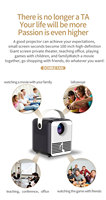 Sannce Rohs FCC — projecteur portable de haute qualité C3, haute luminosité, pour maison intelligente, projection de courte