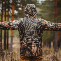 Veste d'hiver personnalisée pour canard sauvagine chasse polaire Softshell rembourré isolé imperméable respirant Camouflage imprimé