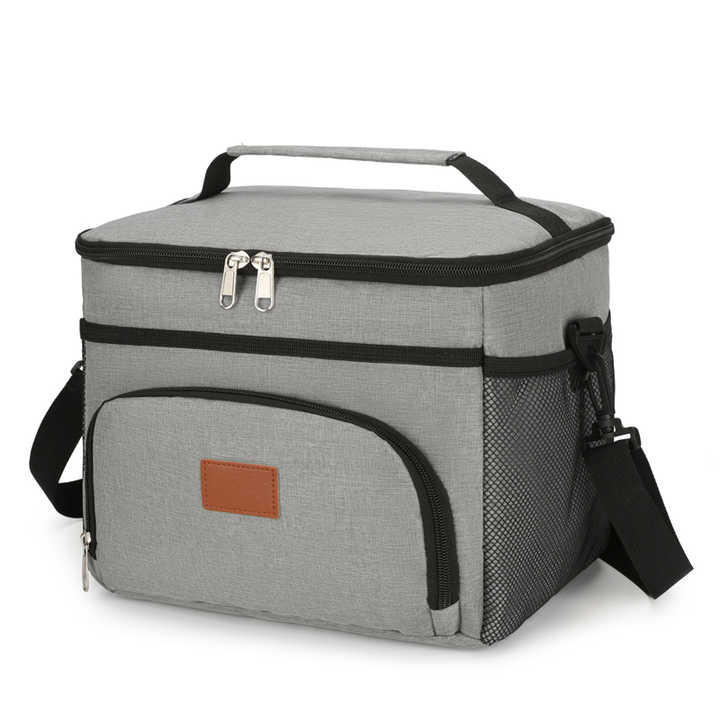 Factory Direct Advanced Simple and Efficient Insulation Student Picnic Insulation Bag Outside Fabric Cooling  Food Bag