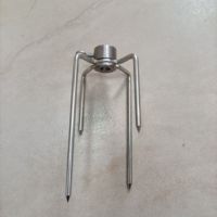 Prix d'usine Broche à rôtir en acier inoxydable chromé 304 pour kit de rôtisserie