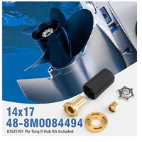 14x17 Outboard Boat propeler untuk Mercury 135-300HP RH 15 gigi RH