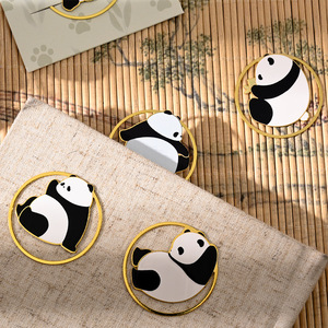 Marcapáginas de Metal con Diseño de Panda, Regalo de Papelería, Recompensa para Estudiantes, Decoración, Premio Infantil, Pequeño Regalo Festivo, China - Product Image 3