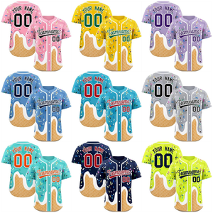 Tontons Factory Custom High Quality Printing Youth <b>Baseball</b> Jersey Breathable Sport Jersey Trendy Embroidery Stitched Team Name - Product Image 1