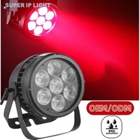 Projecteur LED PAR extérieur 7x20W RGBW 4-en-1 IP65 étanche multi-angle DMX RDM pour discothèque et soirées DJ