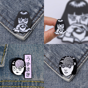 Broches en émail personnalisées <span class=keywords><strong>Mia</strong></span> Wallace en gros – Badges métalliques de personnage de film, broches en jean - Product Image 1