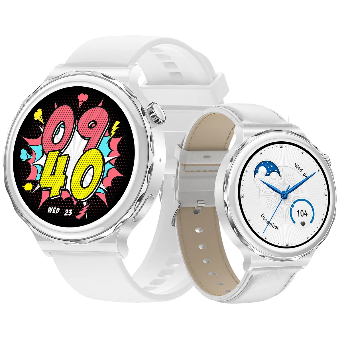 1.32 Inch NFC Smart Watch BT Call Wireless Charging Sports Watches Bracelet for Women Smartwatch HK43