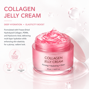 Crème pour le visage au collagène hydrolysé lyophilisé à la niacinamide, <span class=keywords><strong>24h</strong></span> Glow, renforce la barrière cutanée, hydrate, anti-âge, éclaircissant, raffermissant - Product Image 2
