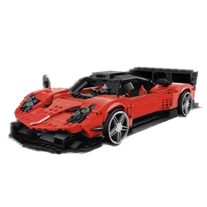 10041 Technic Red Speed Car Son Wind R Building Block Toy Set DIY Puzzle Educational Toys for Kids Gifts