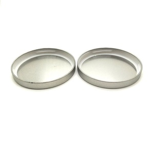 Precio de fábrica: Tarro de almacenamiento de metal y vidrio para velas DIY, recipiente de hojalata sellado de 92 mm de diámetro, cubierta inteligente de metal para aromaterapia - Product Image 2