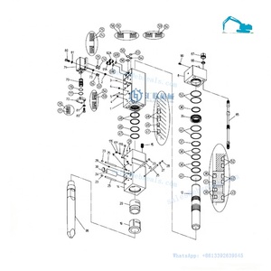 Máy Móc Xây Dựng Đục Phá Bê Tông Toku TNB-4M TNB-5M TNB-6E TNB-7E Bush Thủy Lực Đập Vỡ Các Bộ Phận - Product Image 6
