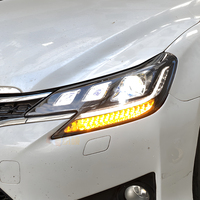 Ensemble de phares LED KGKB pour Toyota Reiz GRX132 Mark X GRX133 2013-2017, mise à niveau DRL, clignotants, lentille de projecteur, Plug & Play