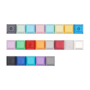 En stock, lot de touches de clavier mécanique 1u en PBT vierges de profil <span class=keywords><strong>DSA</strong></span>, colorées - Product Image 1