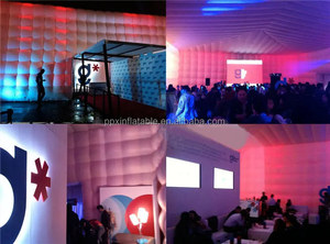 Tienda de campaña publicitaria de feria comercial, carpas de cúpula, iluminación led, carpas de fiesta de club nocturno móvil para eventos, diez inflables al aire libre - Product Image 4