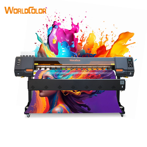 WorldColor 64" 72" 1.6m 1.8m Digital Inkjet Printer Eco Solvent and Uv Roll to Roll Single Head Xp600 I3200 Printing Machine - Product Image 2