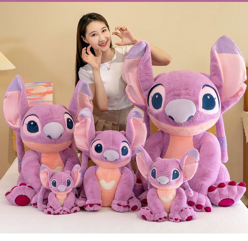 Lilo&Stitch　ぬいぐるみ　２体セット　黄色　薄紫　レア　希少　珍品 紫と黄色のスティッチぬいぐるみ 2個セット - メルカリ