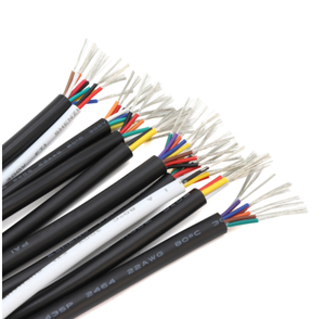 UL2464 Sheathed तार 30 28 26 24 22 20 18 16AWG तांबा संकेत केबल <span class=keywords><strong>2</strong></span> <span class=keywords><strong>3</strong></span> 4 5 6 7 8 9 10 कोर शीतल इलेक्ट्रॉनिक ऑडियो तारों - Product Image 2