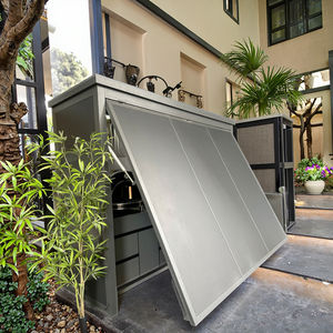 سقيفة مطبخ خارجي مضادة للرياح مضادة للريفي قابلة للتخصيص من OEM/ODM مع فرن بيتزا من الفولاذ المقاوم للصدأ جراب مطبخ للشواء في الهواء الطلق - Product Image 4