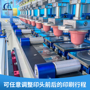 Haotian Automatic Pad <b>Printing</b> <b>Machine</b> P-150S12 12 Color Pneumatic Drive Ink Printer For Silicone Toys - Product Image 3