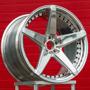 Jantes forgées en 2 parties LH pour Ferrari Porsche 997 992 Lamborghini Urus BMW <span class=keywords><strong>Mercedes</strong></span> 5x112 5x120 5X114.3 Jantes à cinq branches - Product Image 1