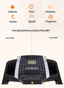 P1-P12, Dreimetrisches Laufband für Gewerbliche Nutzung, 1-18 km/h Geschwindigkeit, Heimtrainer mit 130 kg Maximaler Benutzergewichtskapazität - Product Image 2