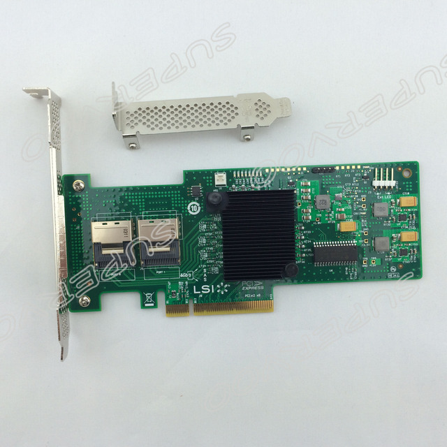 LSI MegaRAID SAS 9240-8i PN 00200 8-Port 6Gb/s SATA SAS RAID Storage Controller Card for Server Storage