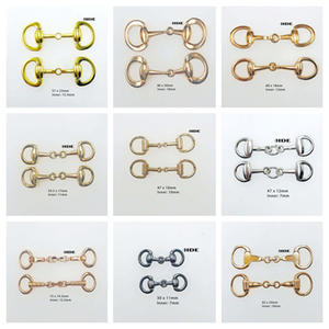 Accessoires métalliques pour sous-vêtements avec boucles en alliage de zinc personnalisées, crochets décorés par placage, boutons pour chaussures, boucles pour sacs - Product Image 3