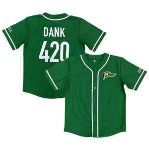 Günstige Großhandel Jugend Baseball Jersey Custom Black Mesh Baseball Jersey - Product Image 1