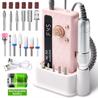Nouvelle perceuse à ongles rechargeable SG713 2026, 45000 tr/min, polisseuse à ongles pour manucure, pédicure, élimination des cuticules, machine à polir