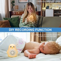 Machine à bruit blanc Pingouin avec veilleuse et lampe tactile à lumière colorée, aide au sommeil pour bébés et enfants