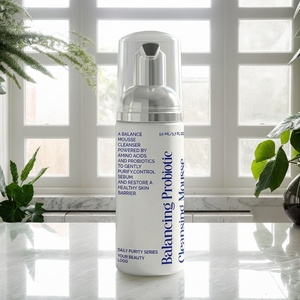 Limpiador Facial Vegano Coreano de Marca Privada para el Cuidado de la Piel, Espuma Blanqueadora de Limpieza Profunda para Mujeres - Product Image 1