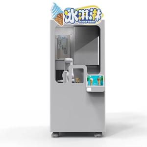 Automatic Ice Cream Robot Vending Machine with LM3 Robot Arm Scan Payment for Shopping Mall Dessert Service - Product Image 1