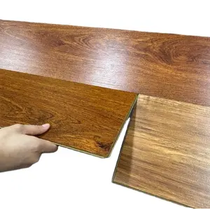 Piso laminado de madeira econômico para piso de madeira classe 33 à prova d'água 8mm 12mm Hdf Mdf Alemanha