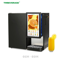 Máquina de Enfriamiento Integrada con Pantalla Táctil Grande de 21.5 Pulgadas, Dispensador de Bebidas y Jugos BIB para Negocios de Catering