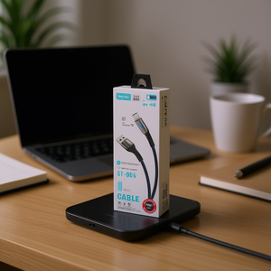 Cable de Datos Tipo C 5A de Carga Rápida con Luz LED para Teléfono Móvil - Product Image 3