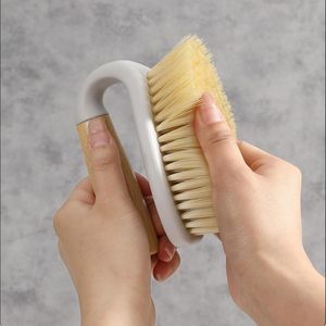 Factory Price Bamboo & Plastic Series <b>Scrub</b> Floor Cleaning Bathroom Floor Cleaning <b>Brush</b> - Product Image 2