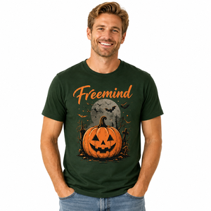 Women Witchy Spooky Season <b>Halloween</b> Graphic T‑Shirt Loose Fit Cotton Crew Neck Short Sleeve <b>Top</b> Fall Festival Outfit - Product Image 2