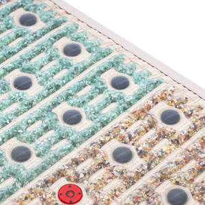 קריסטל אינפרא אדום יוגה פמף אמטיסט מחצלת פרו פוטון תרמית כרית צ'אקרה אבן חן קשת קשת Pemf מזרון חימום - Product Image 4