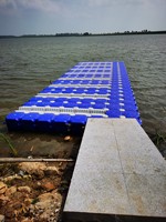 2025 Nouveau Style Gonflable Modulaire Flottant Jet Ski Dock Ponton Drive sur Dock Flottant Ponton Rouleau Cube pour Grand Bateau