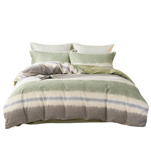 Parure de lit en coton brossé Duoximeimiankang 100% coton, hiver, housse de couette, draps, doux pour la peau, respirant - Product Image 1