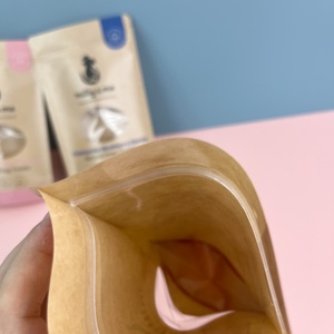 Emballage alimentaire écologique recyclable, sachet debout personnalisé, différentes tailles, friandises pour chiens lyophilisées, sachet en mylar pour collations avec fermeture éclair - Product Image 6