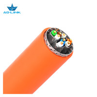 Kabel LAN tembaga penuh, 1000ft UTP/FTP/SFTP Cat6a/Cat7 Harga gulung 305m kabel komunikasi kinerja tinggi