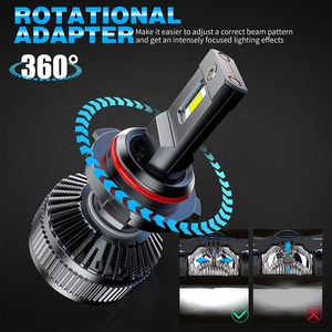 Gran oferta Sunshiny 130W 12000LM V28 9005 <span class=keywords><strong>H4</strong></span> faros LED sistema de iluminación automática H11 LED faro 9005 Bi LED proyector luz antiniebla - Product Image 6