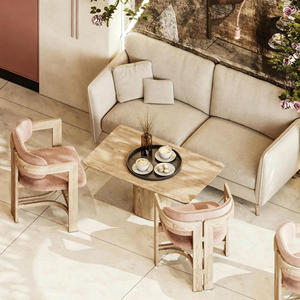 Diseño Interior de Cafetería Francesa Estilo Boutique, Equipamiento de Cafetería Wabi Sabi, Barra Personalizada de Microcemento, Madera y Terrazo - Product Image 6