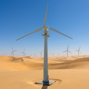 Éolienne horizontale haute efficacité 220V 380V 50kW avec rotor de 12,6 m de diamètre et pales en fibre de verre renforcée pour Horizontal-50KW W - Product Image 1