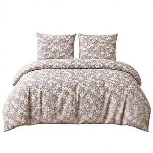 Poland Local Hub 3 Piece Cotton Floral Bedding <b>Set</b> Queen Size Cottage Bloom <b>Comforter</b> EU Dropshipping - Product Image 1