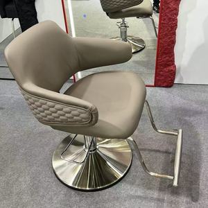 Silla de Peluquería de Cuero para Salón de Belleza, Muebles de Estilismo, Sillas de Barbería para Estilistas - Product Image 6